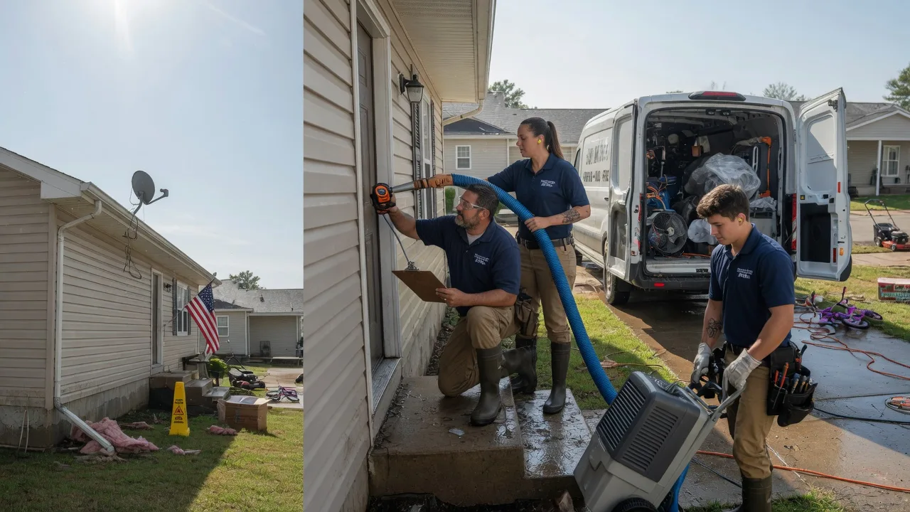 Ceiling Water Damage Restoration in Valders, WI near me